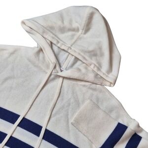 Vineyard Vines Women's XS Cashmere Wool Striped Hoodie Sweater Nautical Preppy